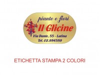 Etichette adesive per fioristi, fiorai e vivaisti (mm 36x21)  (cod.63G)